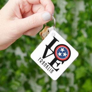 LOVE Franklin Tennessee  Key Ring