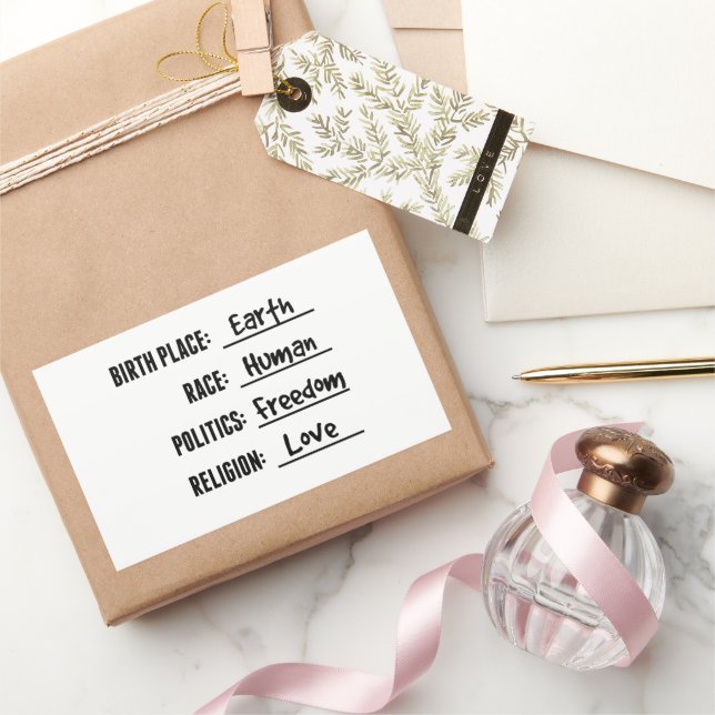 LOVE & FREEDOM STICKER (Gifting)