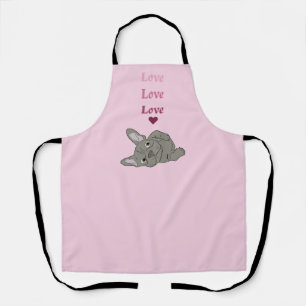 Love French Bulldog Apron