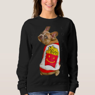 Love French Bulldog Frenchie Mum Dad Dog Puppy Pe Sweatshirt