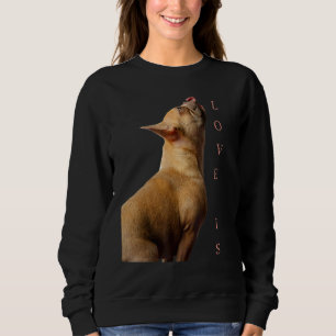 Love French Bulldog Frenchie Mum Dad Dog Puppy Pe Sweatshirt