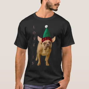 Love French Bulldog Frenchie Mum Dad Dog Puppy Pe T-Shirt