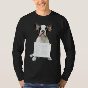 Love French Bulldog  Frenchie Mum Dad Dog Puppy Pe T-Shirt