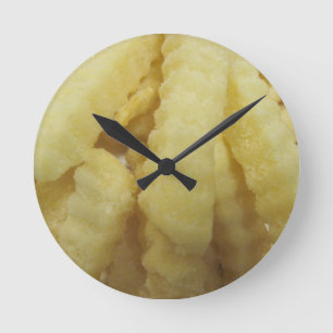 Love French Fries Round Clock