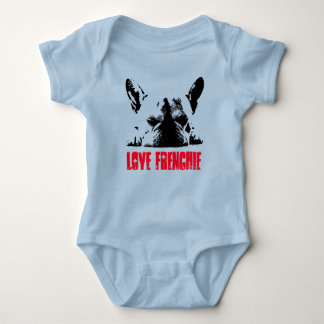 Love Frenchie Baby Bodysuit
