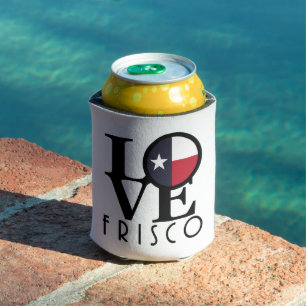 LOVE Frisco, Texas Can Cooler