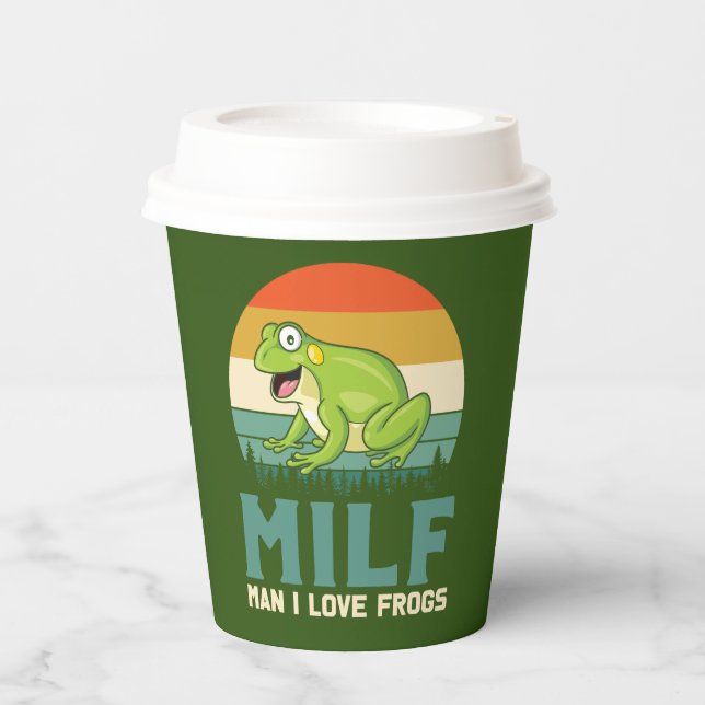 Love Frogs Paper Cups (Front)