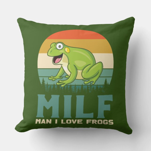 Love Frogs Pillow (Front)