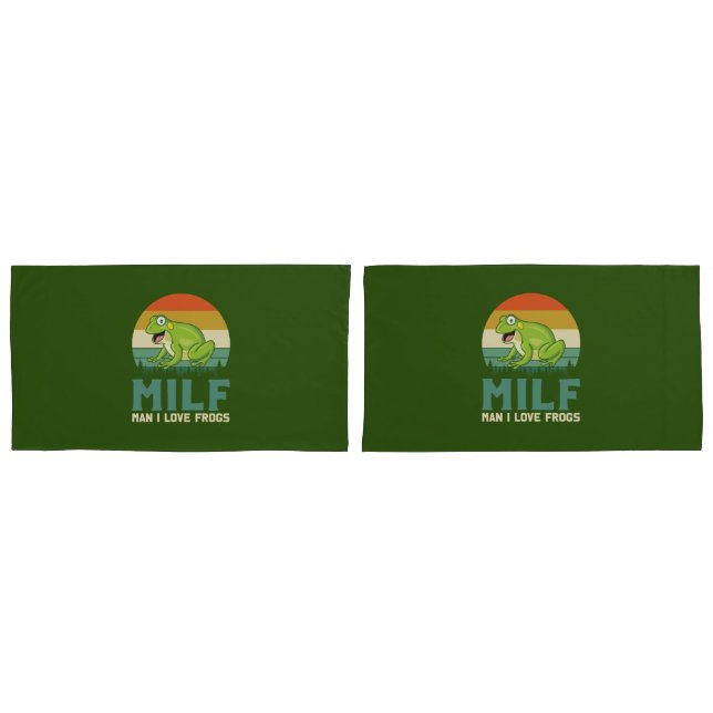 Love Frogs Pillowcases (Front-Set)