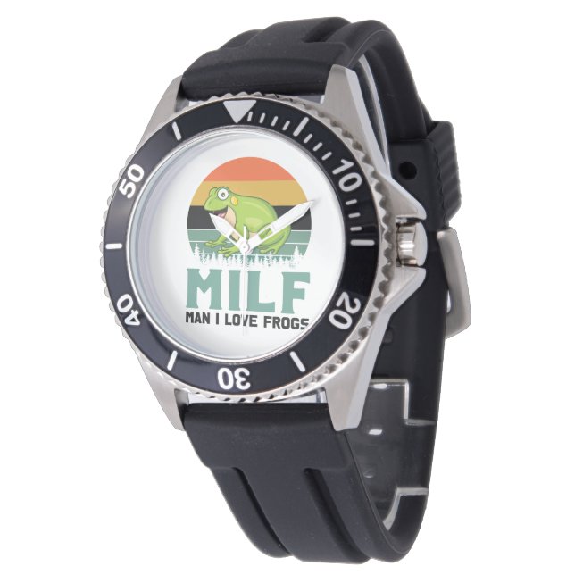 Love Frogs Watch (Angled)