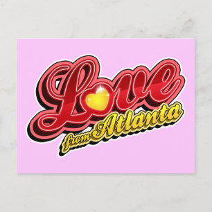 Love From Atlanta Postcard