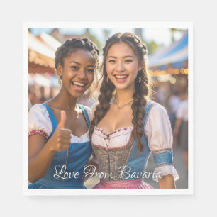 Love From Bavaria Napkin