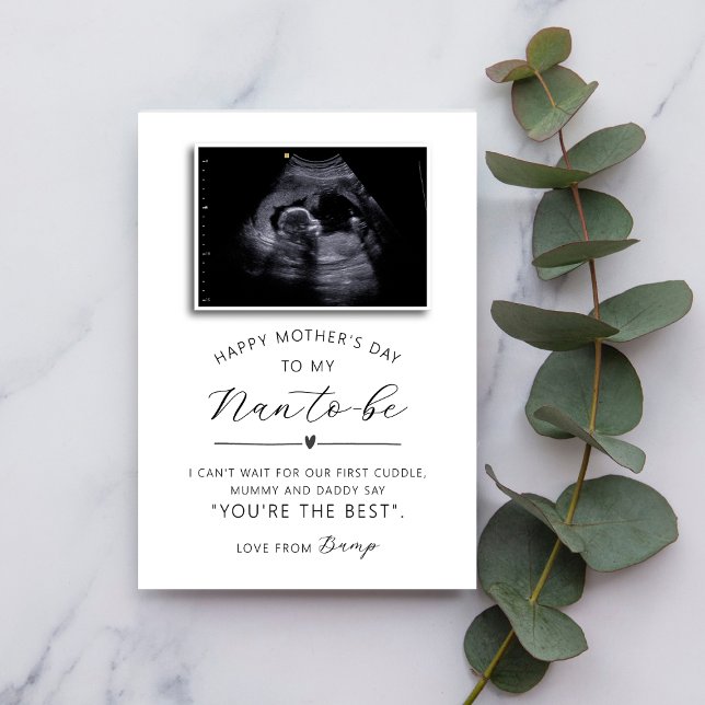 Love from Bump to Nan to be Invitation (Creator Uploaded)