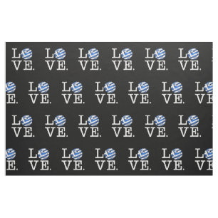Love From Greece Smiling Flag Fabric