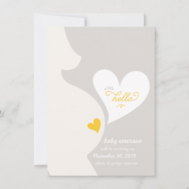 Love From Mummy's Tummy Pregnancy Announcement (Front)