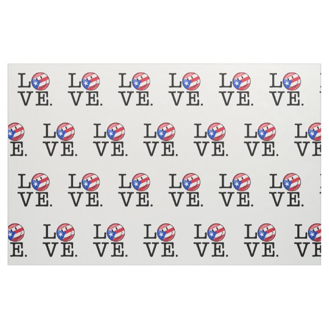 Love From Puerto Rico Fabric (Fat Quarter)