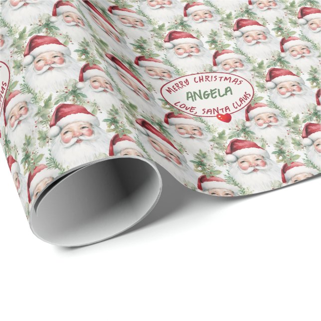 Love from Santa Claus Kid's Wrapping Paper (Roll Corner)