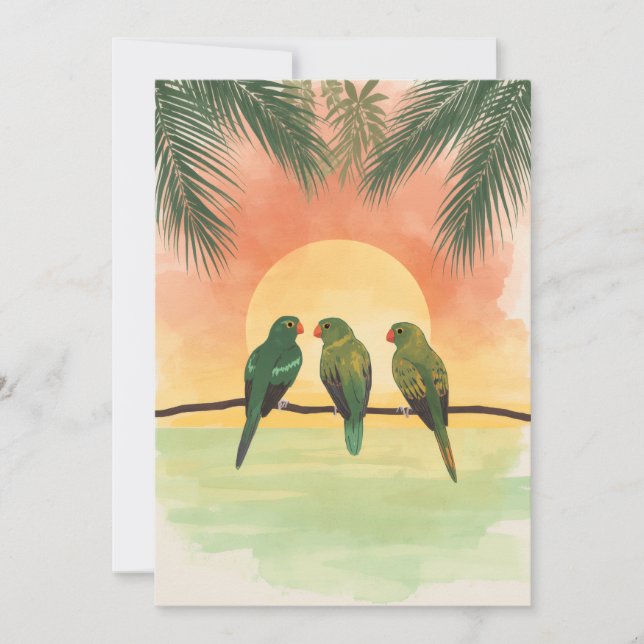 Love from the yard invitation (Front)