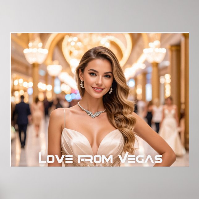 LOVE FROM VEGAS POSTER (Front)
