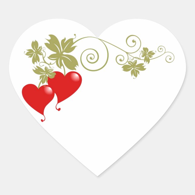 Love Fruit Heart Sticker (Front)