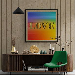 LOVE-Fruits of God's Spirit Christain Faith Poster