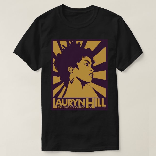 Love Funny Man American Lauryn Actor Hil Cute Gift T-Shirt (Design Front)