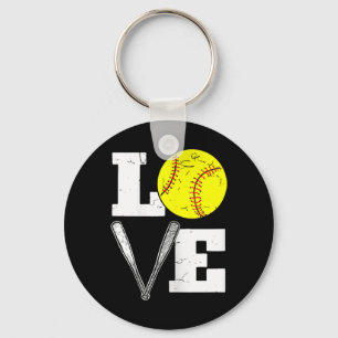 Love Funny Softll Player Key Ring