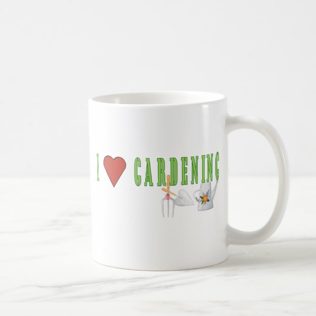 Love Gardening Coffee Mug (Right)
