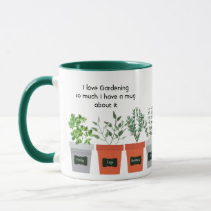 Love Gardening so much I So Much Fun Quote Mug