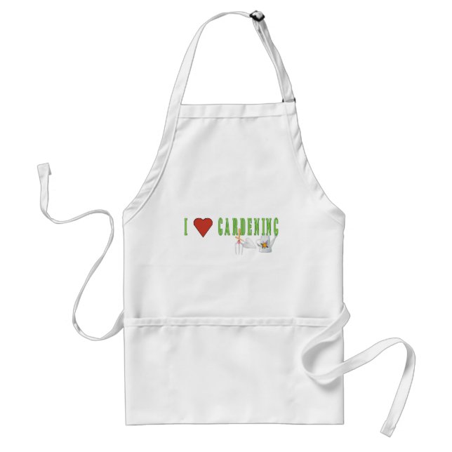 Love Gardening Standard Apron (Front)