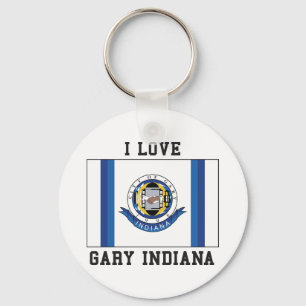Love Gary Indiana Key Ring