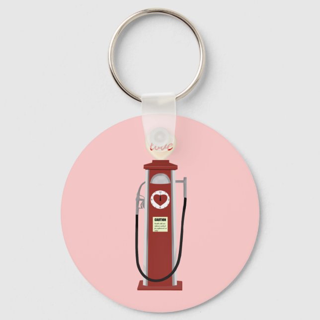 Love Gas Pump Key Ring (Front)