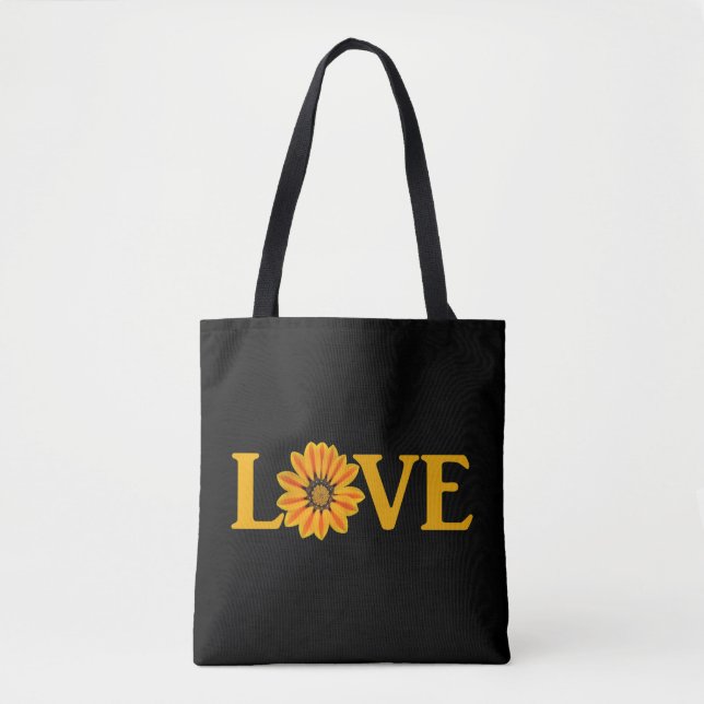 Love Gazania Tote Bag (Front)