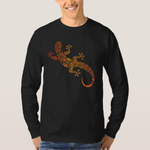 Love Geckos Tribal Lizard Chameleon Gecko Tattoo T-Shirt