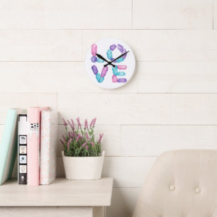 LOVE Gemstone Wall Clock – Elegant Crystal Letter 