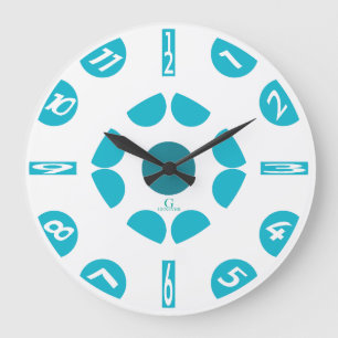 LOVE GENEVER INSPIRATION HALF CIRCLE BY MASANSER LARGE CLOCK