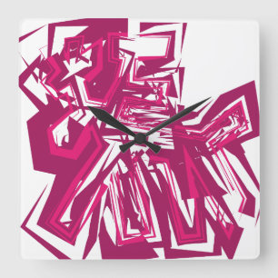 LOVE GEOMESKY ANIMALS deer BY MASANSER Square Wall Clock