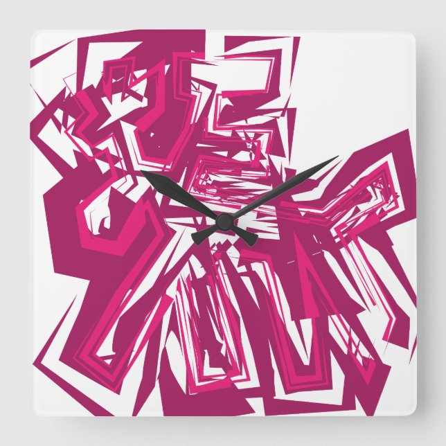 LOVE GEOMESKY ANIMALS deer BY MASANSER Square Wall Clock (Front)