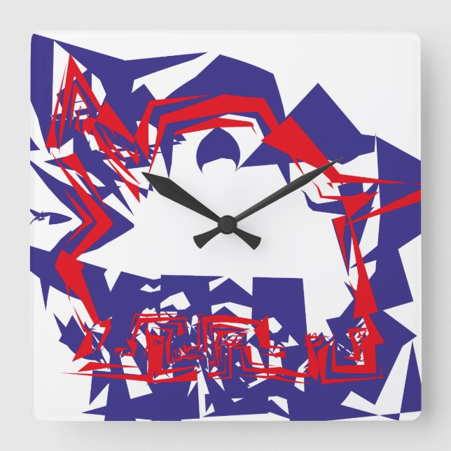 LOVE GEOMESKY ANIMALS turtleBY MASANSER Square Wall Clock (Front)