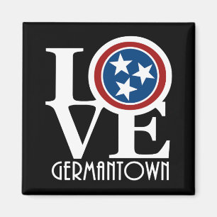LOVE Germantown Tennessee Magnet