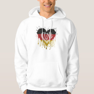 Love Germany Flag Hoodie