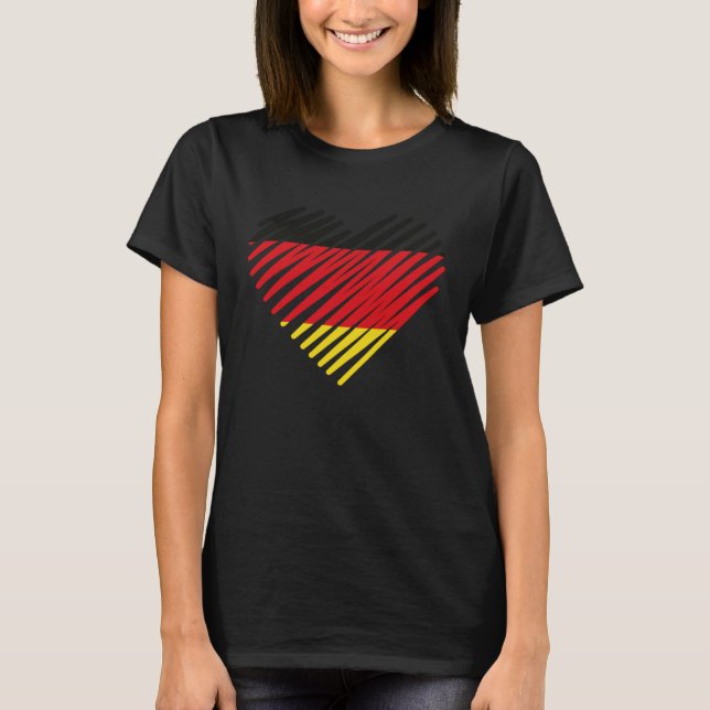 Love Germany German I Love Germany T-Shirt (Front)