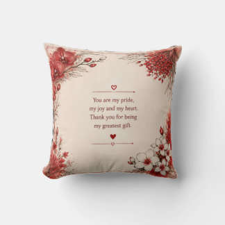 LOVE GIFT FOR DAUGHTER'S DAY CUSHION