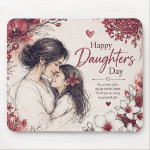 LOVE GIFT FOR DAUGHTER'S DAY MOUSE PAD