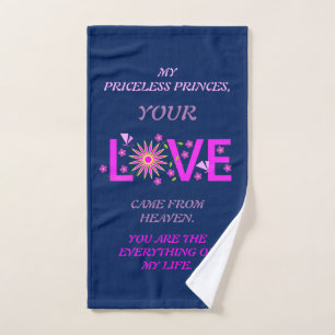 LOVE GIFT FOR GIRLFRIEND, WIFE, DAUGHTER, SISTER,  HAND TOWEL