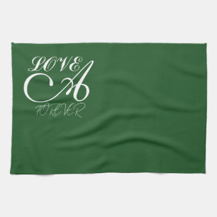 LOVE GIFT FOR MOM DAD SISTER DAUGHTER BROTHER TEA TOWEL