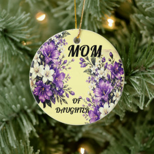 LOVE GIFT FOR MOTHER'S DAY CERAMIC ORNAMENT