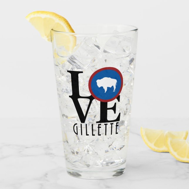 LOVE Gillette Wyoming Glass (Front Ice)
