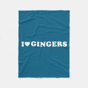 Love gingers funny st patrick's day dibs on theLov Fleece Blanket