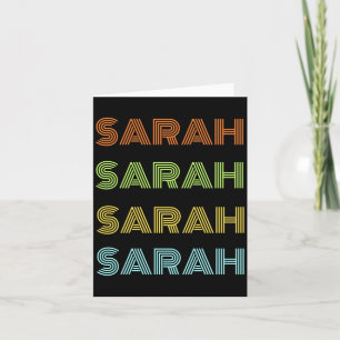 Love Girl Sarah Clic Sarah Girl Named Sarah Card